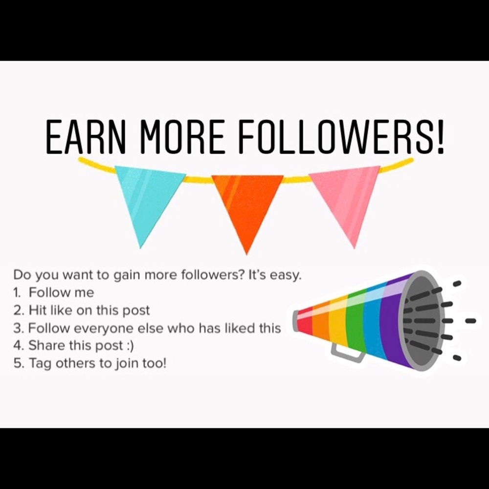 Earn more followers